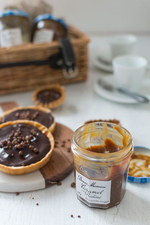 Recette De Tartelettes Chocolat Et Caramel Avec Bonne Maman | Recettes ...